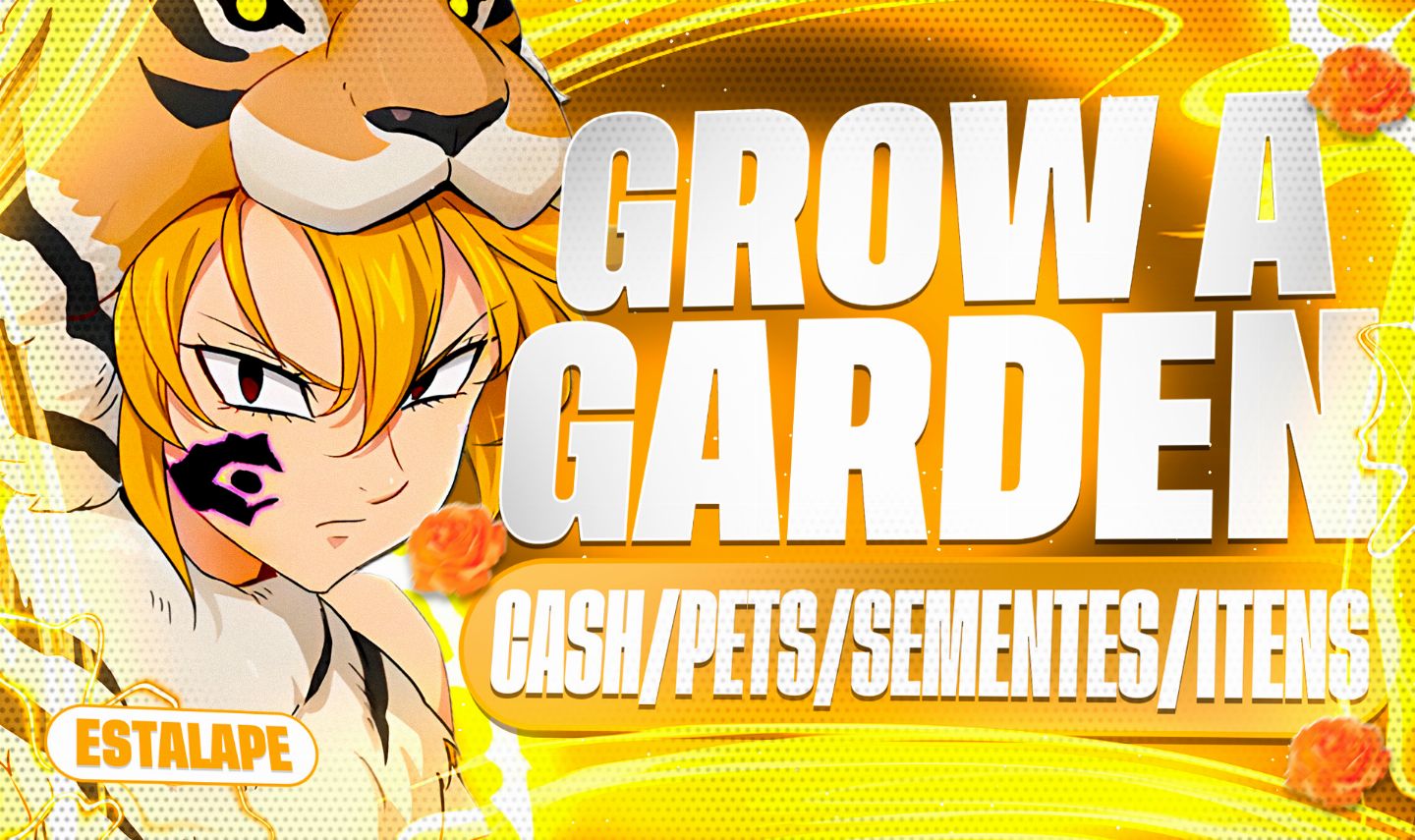 (PET 200KG+) GROW A GARDEN/CRESÇA UM JARDIM - PETS/TOKENS/DINHEIRO/GAMEPASS