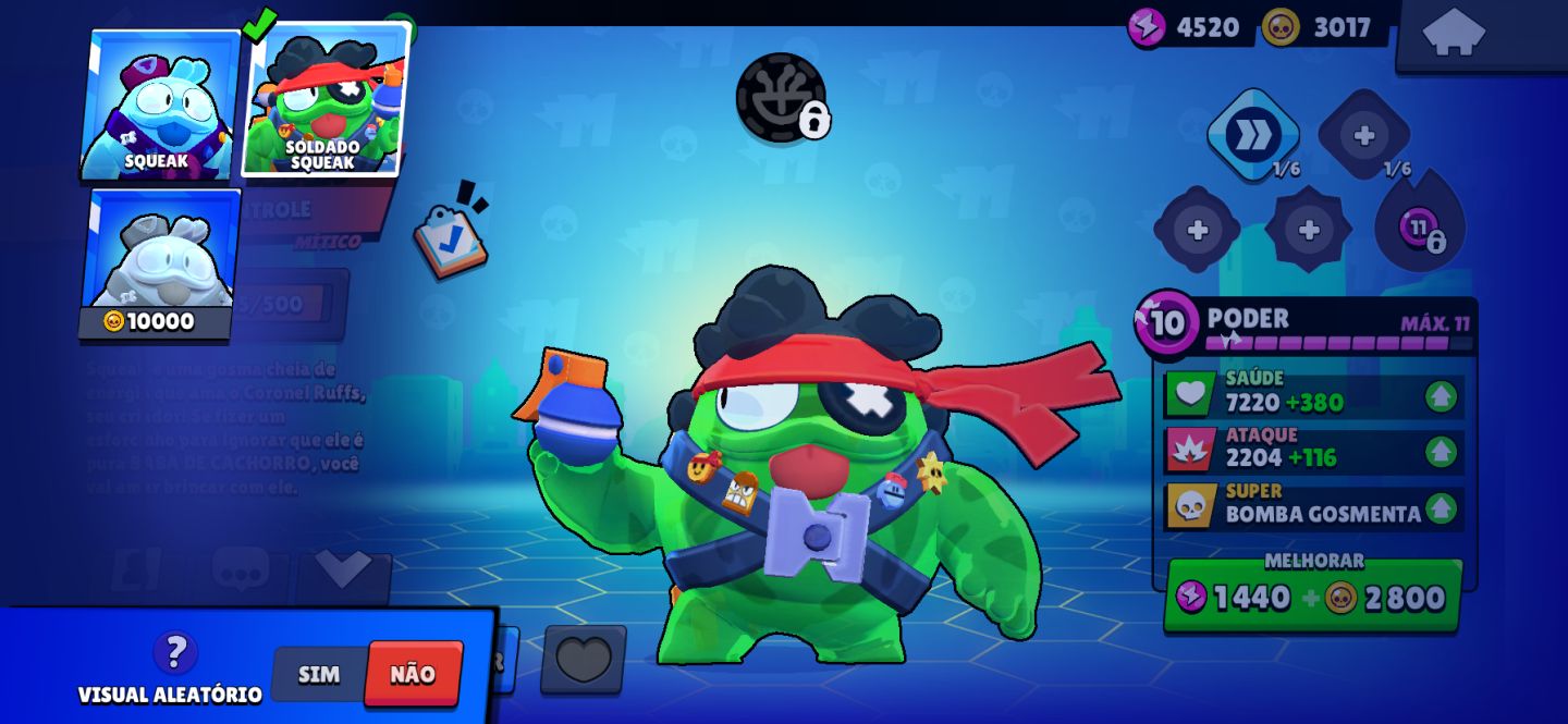 Conta brawl stars antiga e gemada