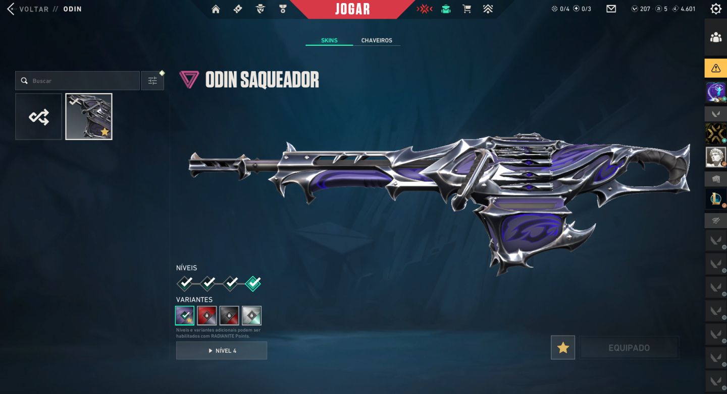 Conta full acesso de valorant com diversas skins.
