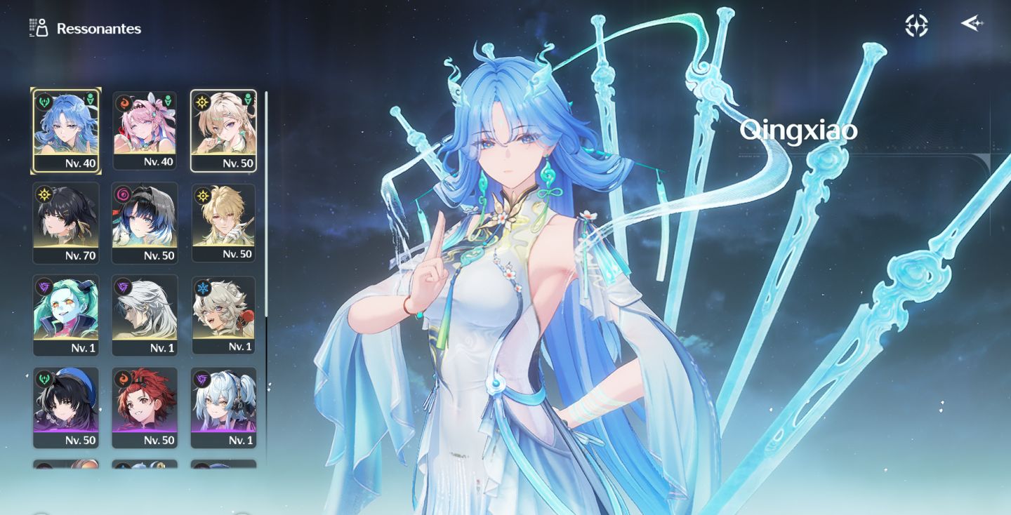 CONTA LINDA DE WUTHERING WAVES COM QINXIAO DENIA E +