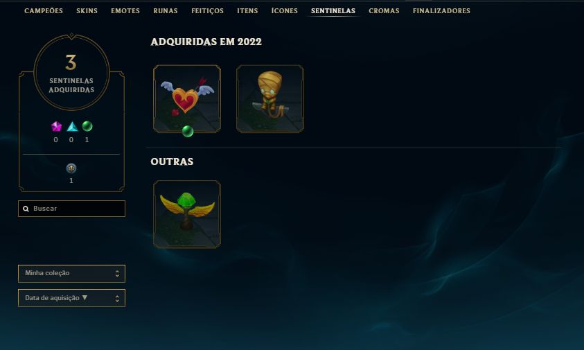CONTA ESMERALDA 4 / +30 - 10 PDL / 9 SKINS / KAISA KDA / PROJETO SENNA / 14K EA