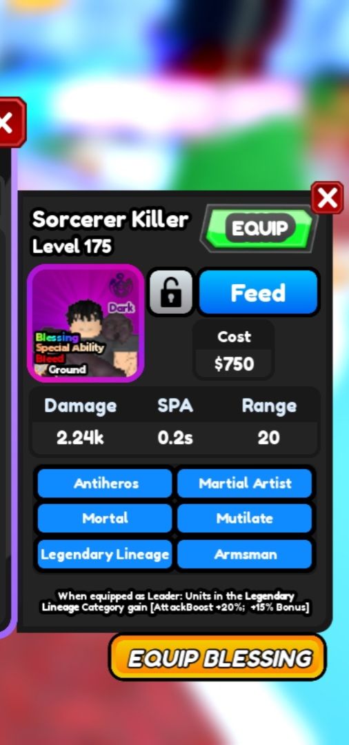 ASTD LOTE 5 UNIDADES TRADE |TOJI REVIVED + GREEN HUNTRESS BLESSING + KOGAN FT