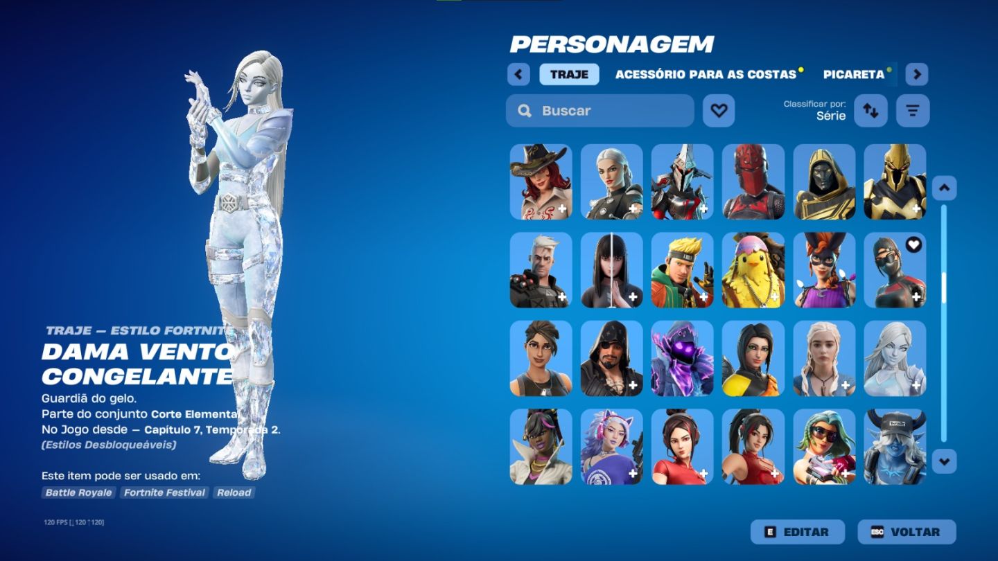 Conta de fortnite old