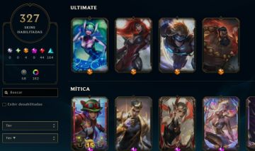 CONTA LOL LVL 631 | 327 SKINS | TODOS OS CAMPEÕES
