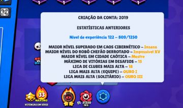 CONTA BRAWL STARS 90K+ TROFÉUS