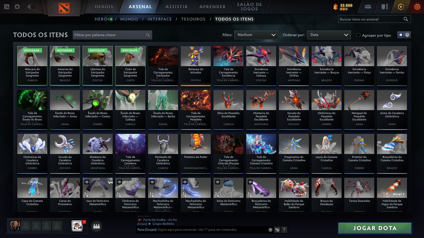 Conta Dota 2 Cruzado 2 Behavior 11.981/12.000 - 1.859 MMR Main Pool