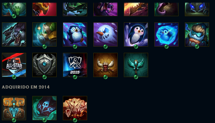 Conta League of Legends - 100% alterável - Rammus Rei, Kayle Juíza etc