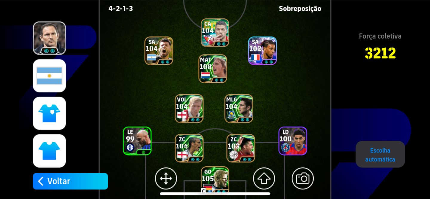 Conta top cruyff e com Suarez