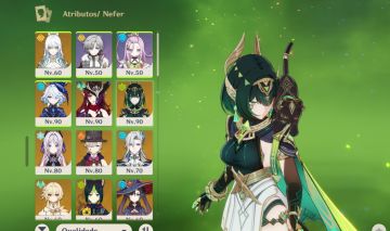 GENSHIN NeferR2, ChascaR1, LyneyR1, Zibai, Citlali, Neuvillet e Furina