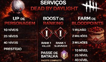 DEAD BY DAYLIGHT SERVICES | RANK 1 | FARM, RIFT E RANK