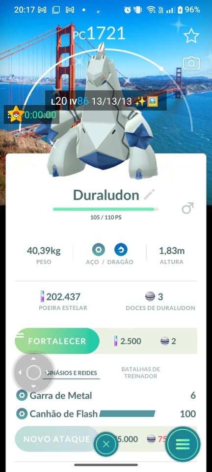 Duraludon shiny background san francisco pokemon go
