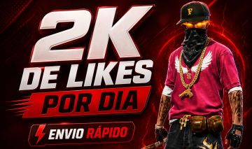 2k POR DIA | LIKE FREE FIRE | VIA ID | ENTREGA RÁPIDA