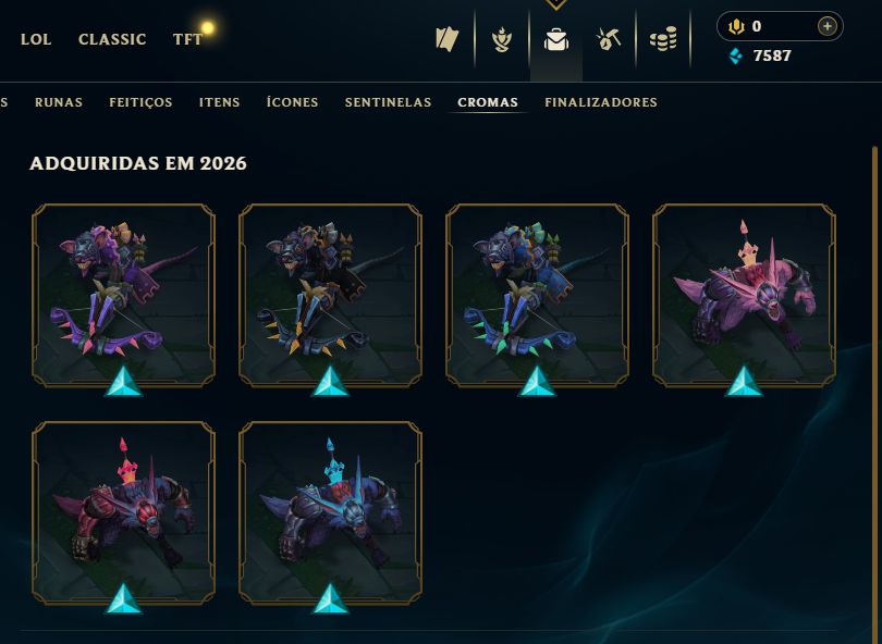 SKIN LENDÁRIA DEUS-REI DARIUS + [ QUASE 100 SKINS HABILITADAS ] + [ TROCA NICK ]