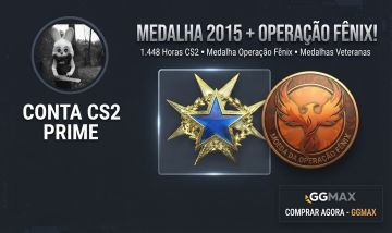 CONTA CS2 | MEDALHA RARA 2015 | ACESSO TOTAL AO E-MAIL | PERMANENTE