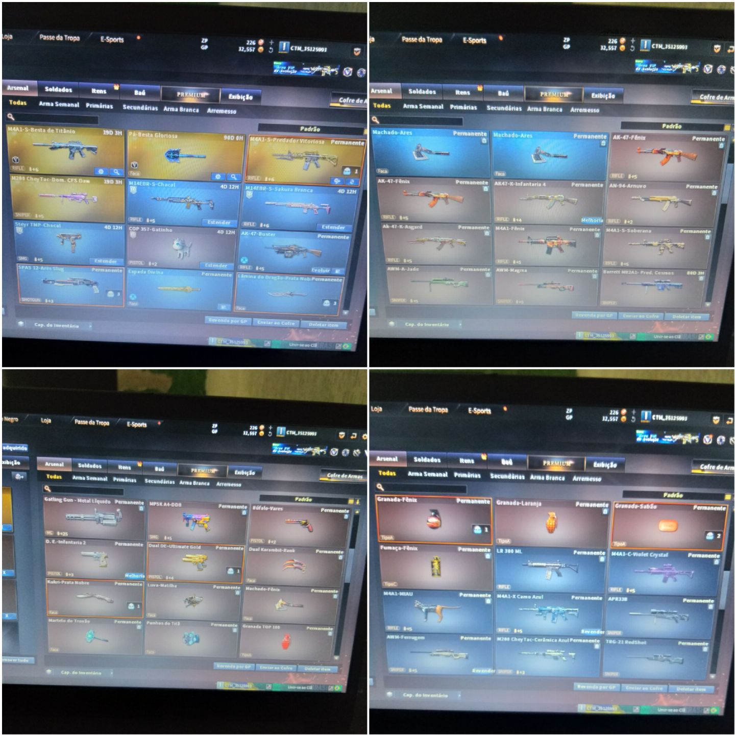 Conta Crossfire Com VIP e Cheia De MN