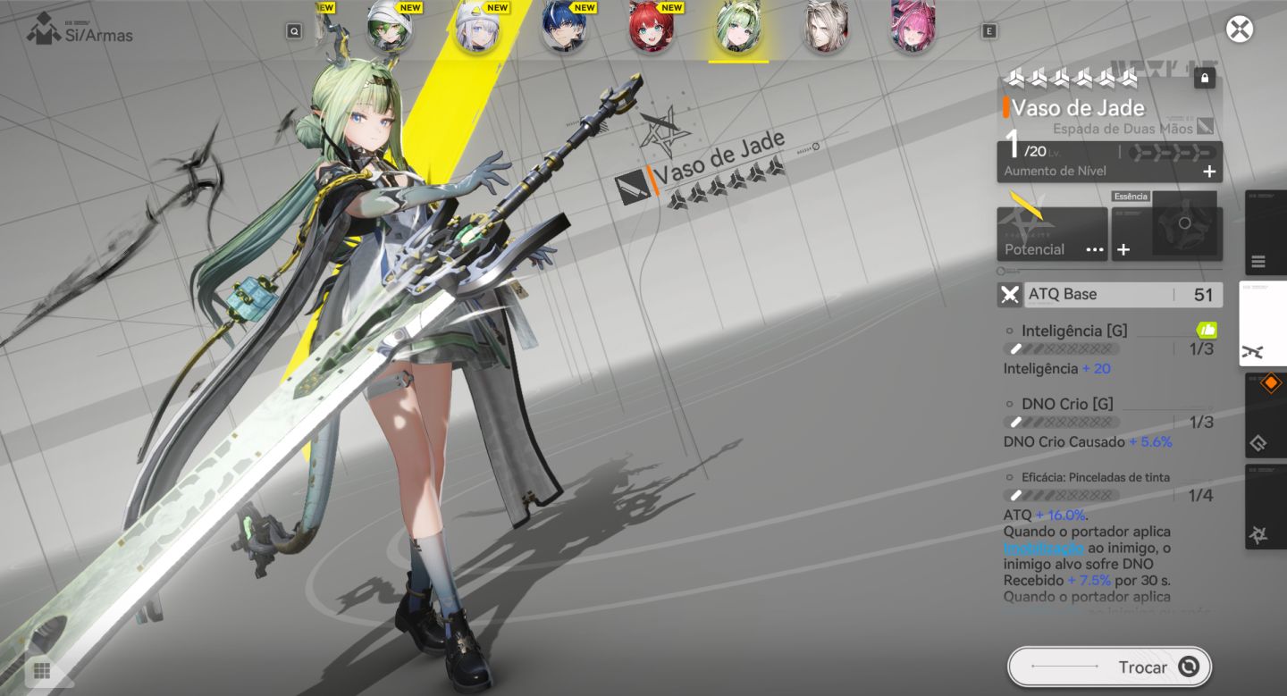 [Conta] Arknights: Endfield - Yvonne + Si + Assinatura