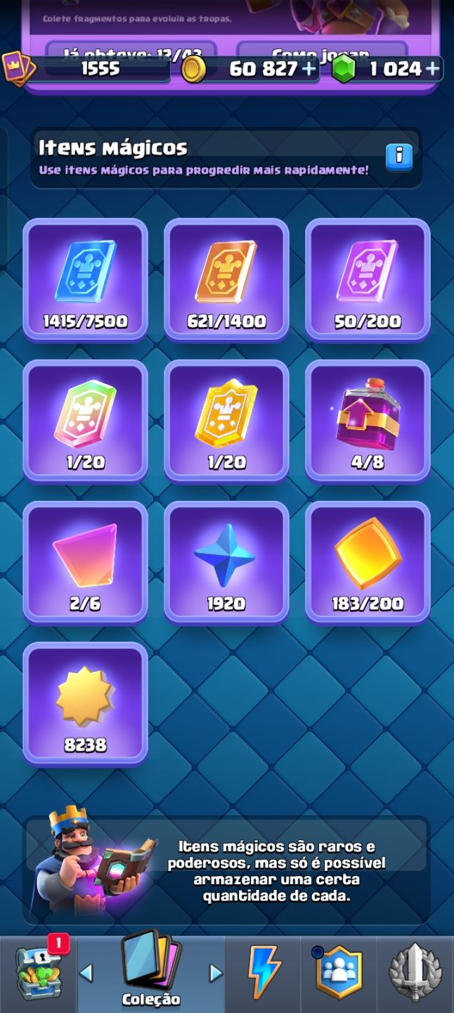 Conta de Clash Royale