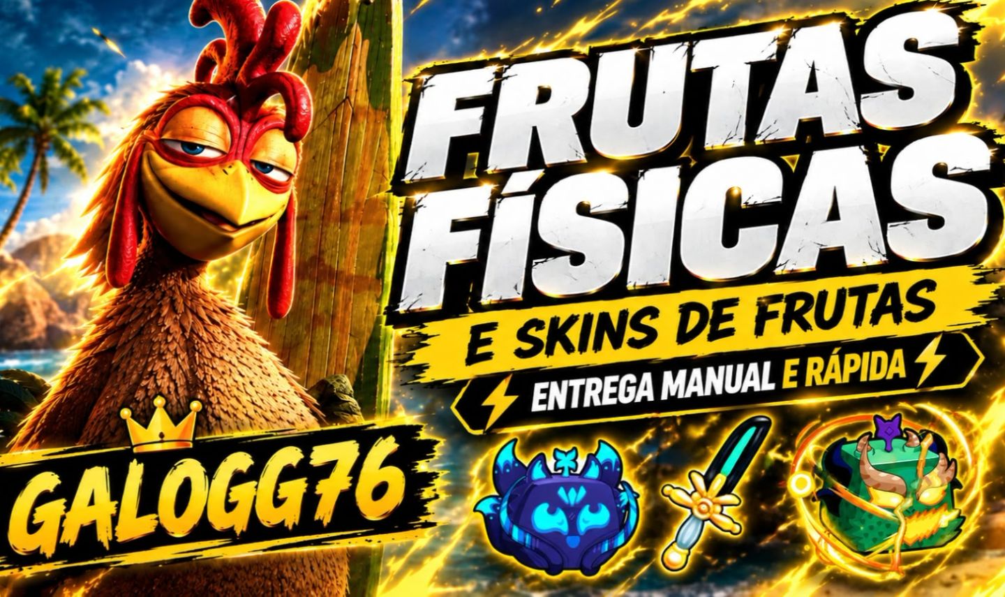 PROMOÇÃO IMPERDÍVEL! | BLOX FRUITS | FRUTAS FÍSICAS | SKINS | NOVIDADES