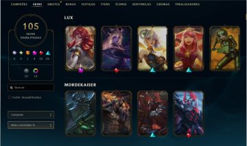 Conta de lol mestre 100 pts wr alto