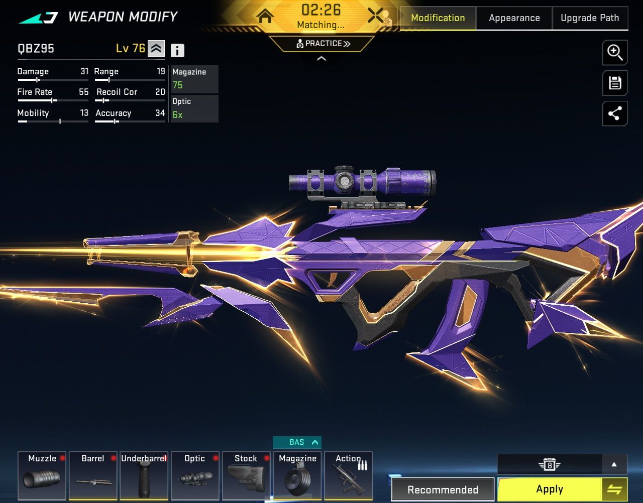 CONTA BLOODSTRIKE COM 1959 DE GOLD