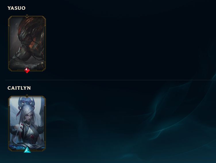 CONTA LOL SKINS