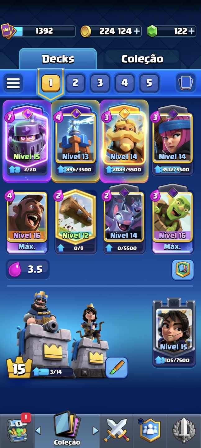 CONTA [CLASH ROYALE] [SUPERCELL ID] [ARENA 25] [10K TROFÉUS]