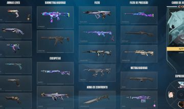 CONTA VALORANT COM FACA, VANDAL, OPERATOR, PHANTOM E GHOST