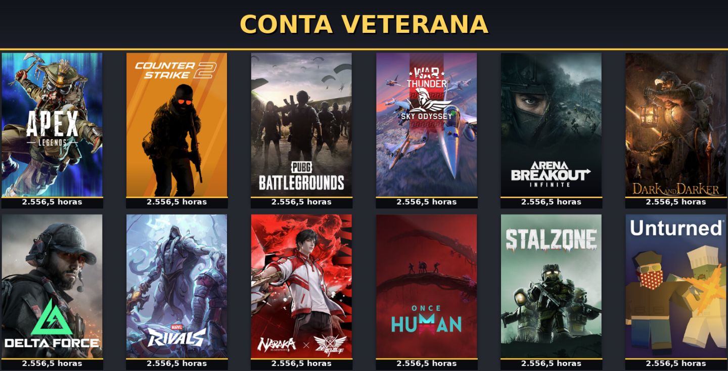 CONTAS FULL ACESSO STEAM ( APÓS A COMPRA, SOMENTE SUA) MELHORES PREÇOS