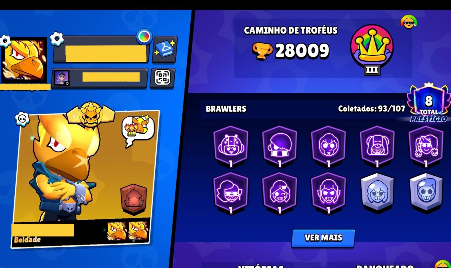 CONTA BRAWL STARS | LEIA DESCRIÇÃO