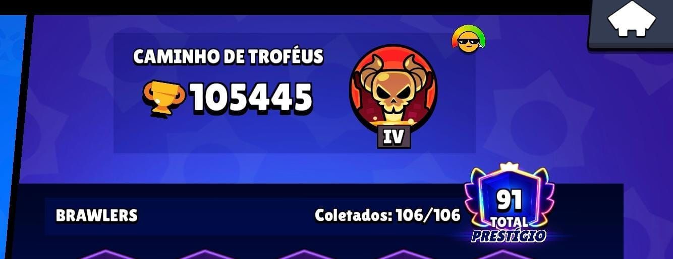 ELOJOB BRAWL STARS - UPO ATÉ LENDÁRIO 2 - TROFÉUS E PRESTÍGIOS