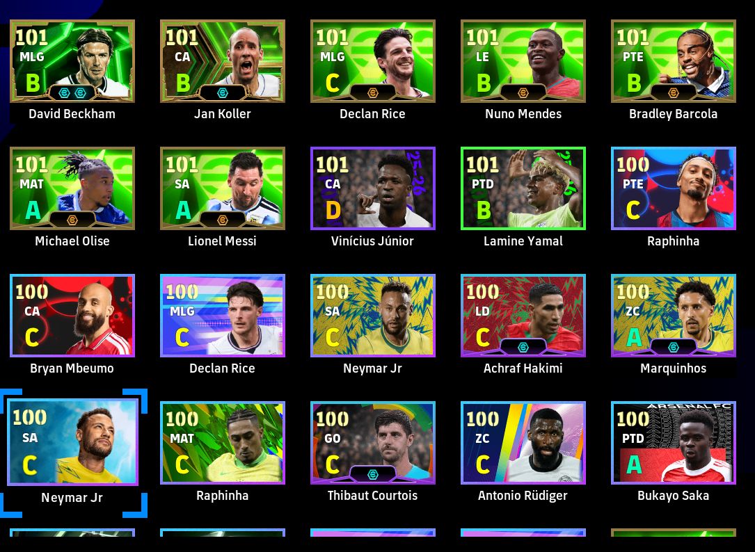 CONTA EFOOTBALL STEAM PC | FORÇA DO TIME 3244 | ELENCO FORTE | ÉPICOS E LENDA