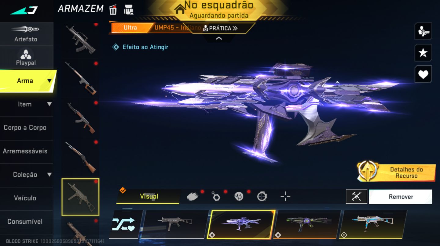 Conta Blood Strike Full Com Facas E Muitas Skins Ultra