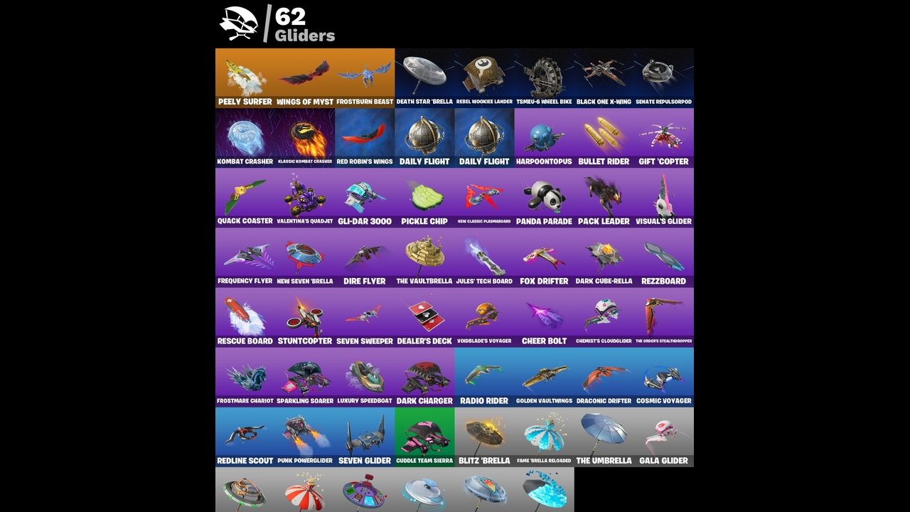 Conta Fortnite 43 SKINS/PERNA LONGA/ Emperor Palpatine/Wookie team leader