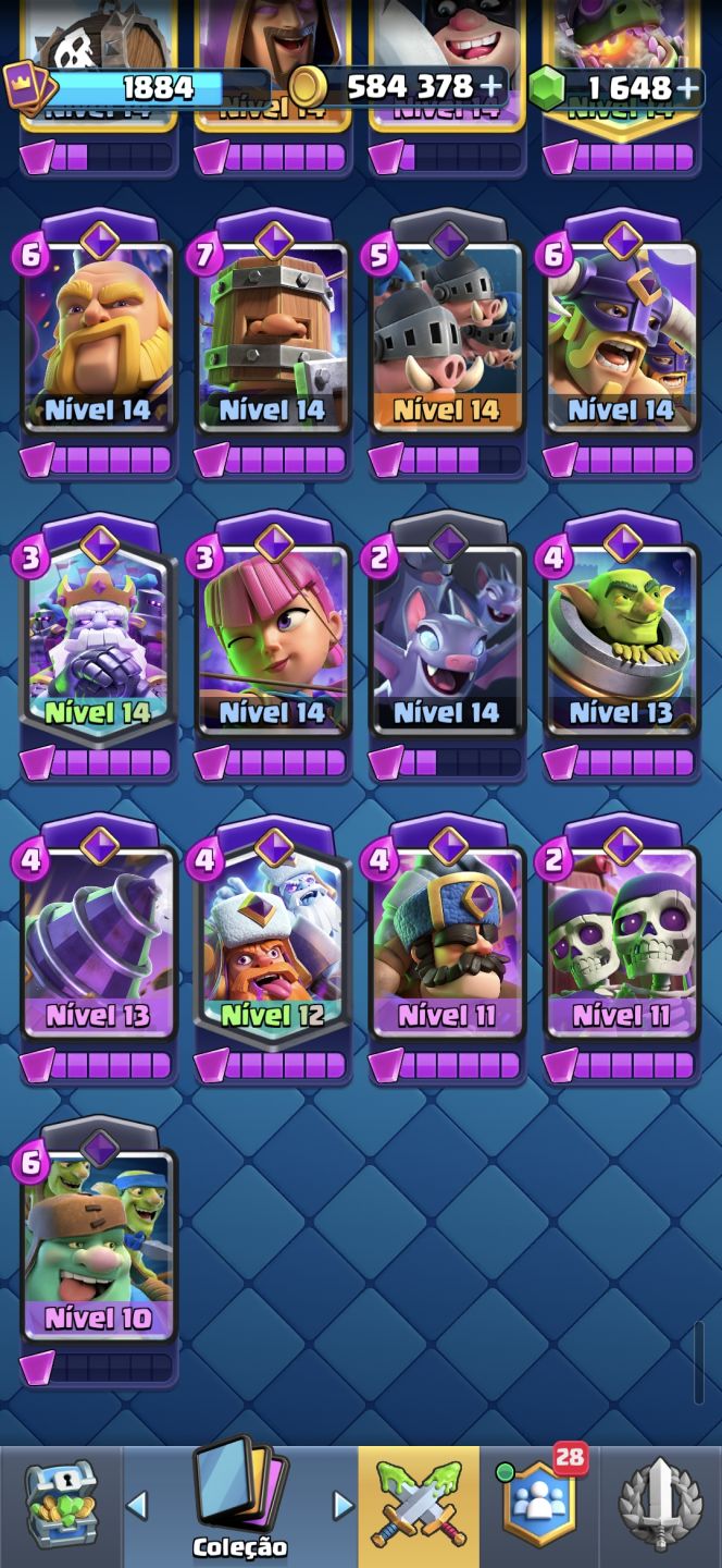 Conta Lv16 Clash Royale