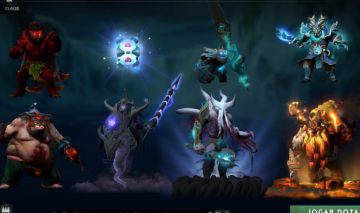 CONTA DOTA 2 COM ARCANA VOID,SHAKER RAZOR,IO ENTRE OUTRAS.