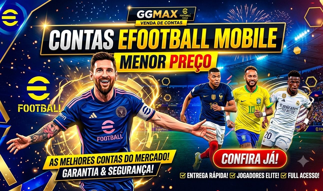 Conta efootball mobile com Messi e Mbappe | Time pra iniciar bem