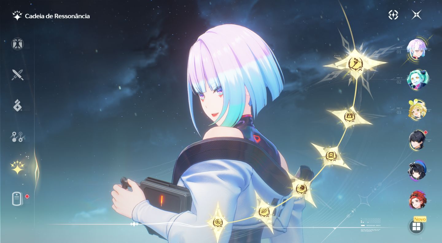 Conta Rara Wuthering Waves - Lucy S6R1 + Rebecca S3R1 + Hsin
