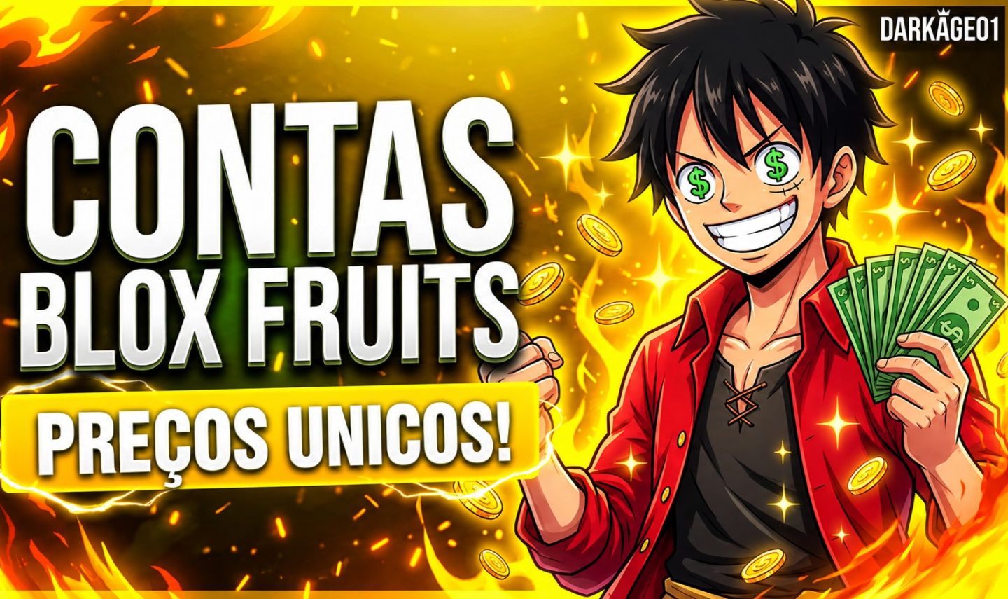 CONTAS BLOX FRUITS ALEATÓRIAS | LVL 800+/1500+/2000+ | FULL ACESSO | ENTREGA AUT