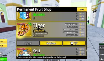 CONTA COM TIGER PERM - 4 RAÇAS V4 - SANGUINE ARTS TOPADA!!!