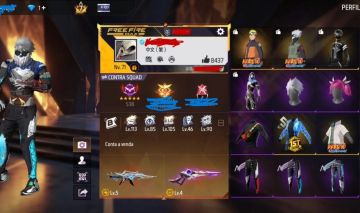 PRIME 7 + PARCERIA NARUTO NO PRECINHO [ Conta Free Fire gemada ]
