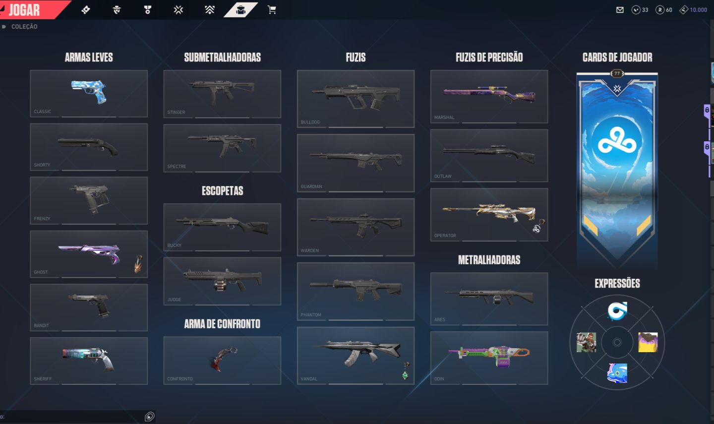 CONTA R$1100 GASTOS FULL ACESSO MUITAS SKINS E SUPORTE 24H