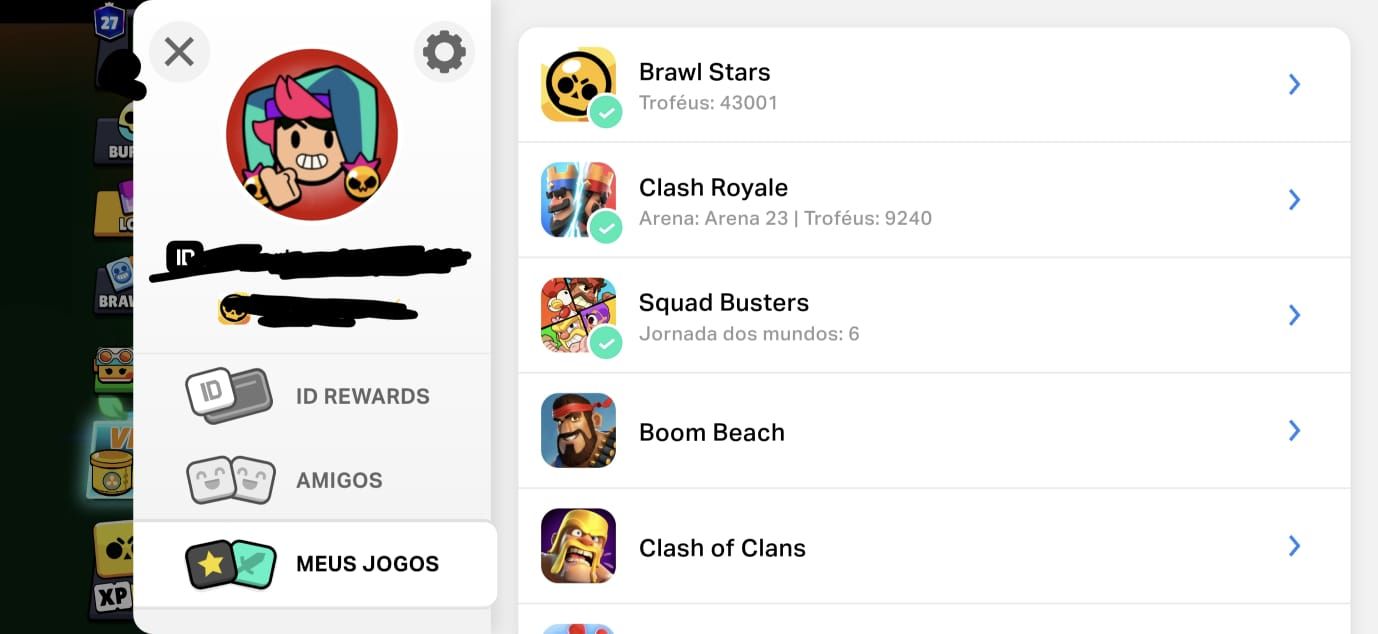 [PROMOÇÃO] CONTA SUPERCELL ID | BRAWL STARS 43K + CLASH ROYALE 9.5K | FULL ACESS