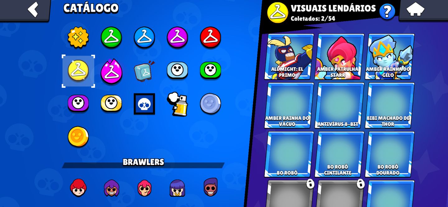 Conta Brawl Star Iniciante (DADOS ALTERAVEIS)