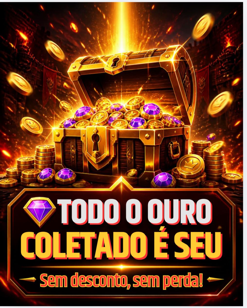 SERVIÇO DE RAIDE + DEPÓSITO DE OURO