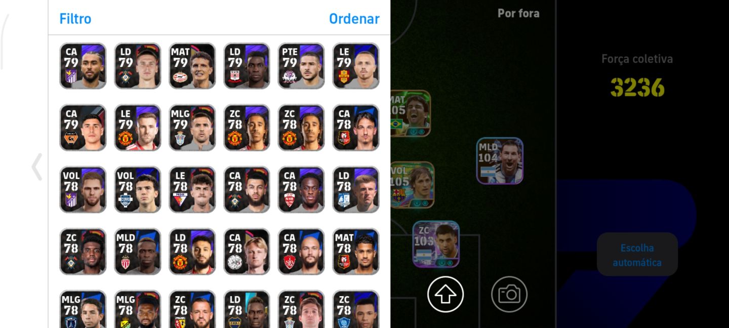 CONTA EFOOTBALL 400 JOGADORES HAZARD 109 HAALAND 108 FULL META ESTRELADA