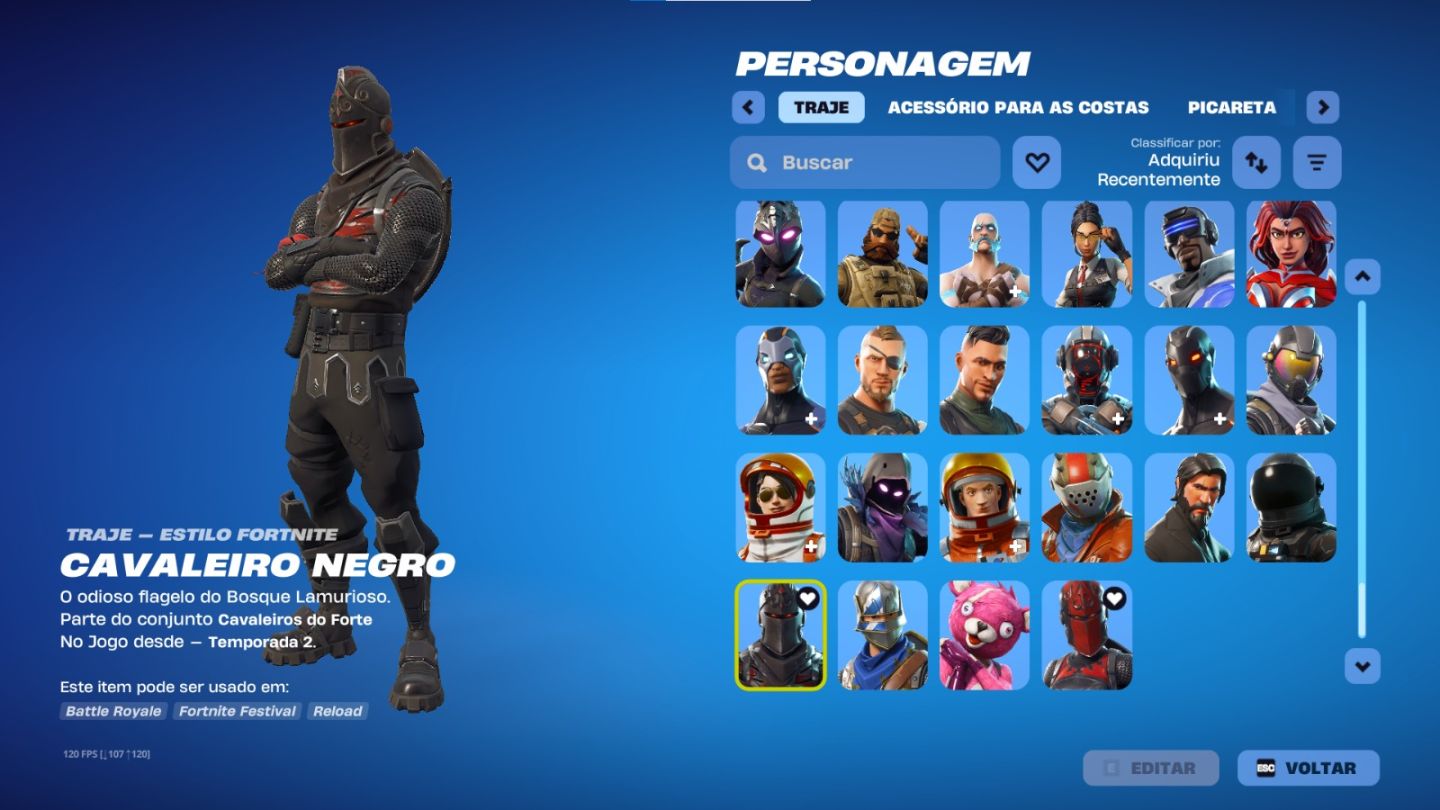 CONTA FORTNITE RARA COM 226 SKINS! SEASONS 2, 3, 4 E MUITO MAIS !!