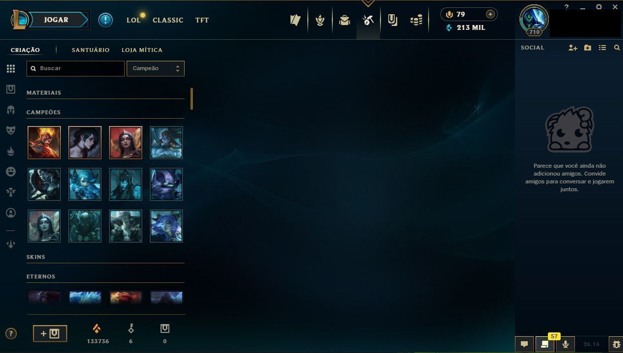 CONTA LOL COLECIONADOR SEASON 2, FULL SKINS, FULL INVENTÁRIO, LEIA DESCRIÇÃO