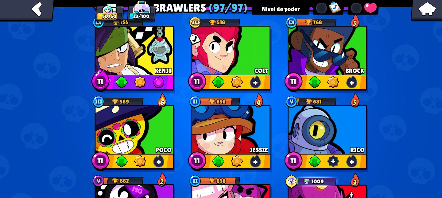 CONTA BRAWL STAR (RARA) 7 ANOS, CLASH ROYALE, CLASH OF CLANS ($-150) 400SKIN