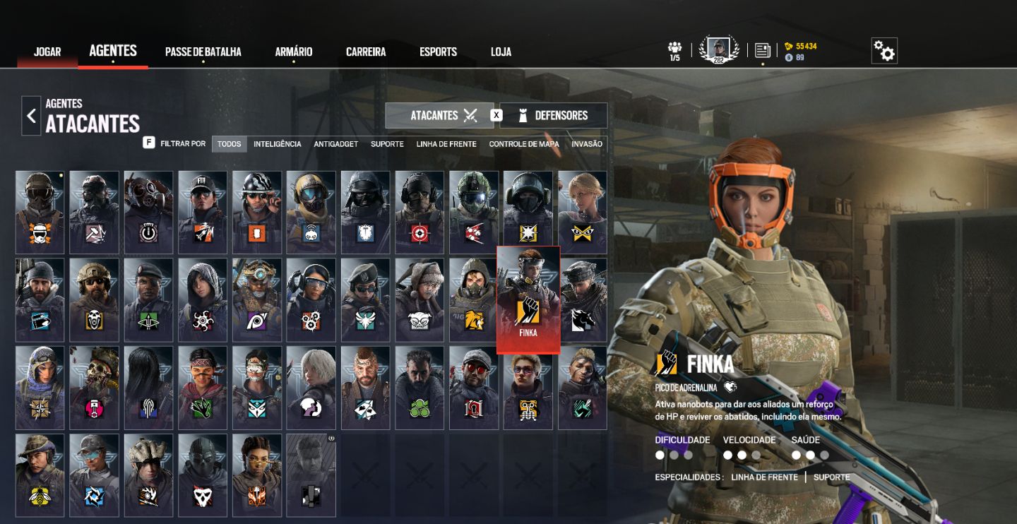 Conta r6 antiga, nivel 286 com bastante skins e amuleto de evento, 3 elites