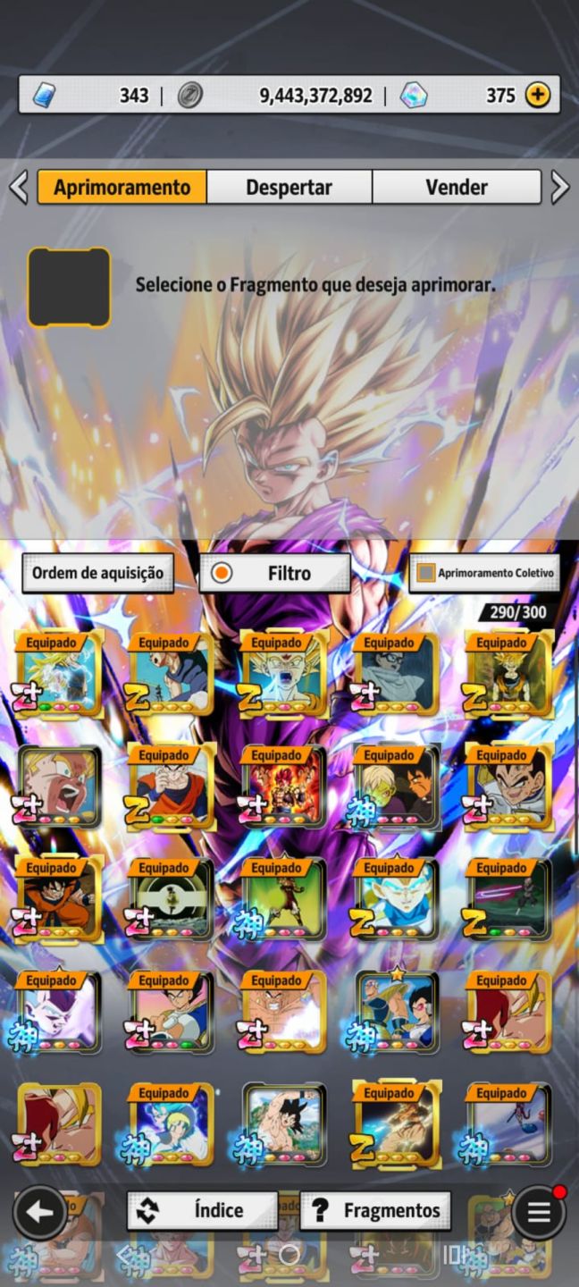 Conta Dragon Ball Legends, DBL